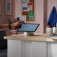 Bouncepad Click Tablet Desk Mount White in white