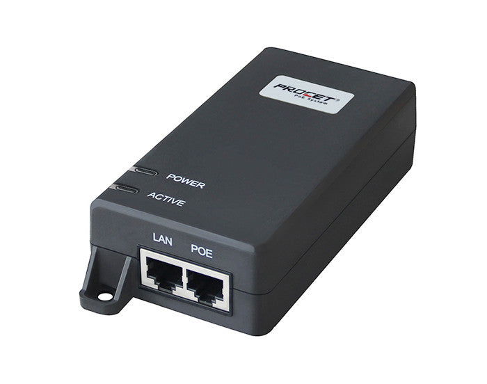 30W PoE+ Injector 55V IEEE802.3at