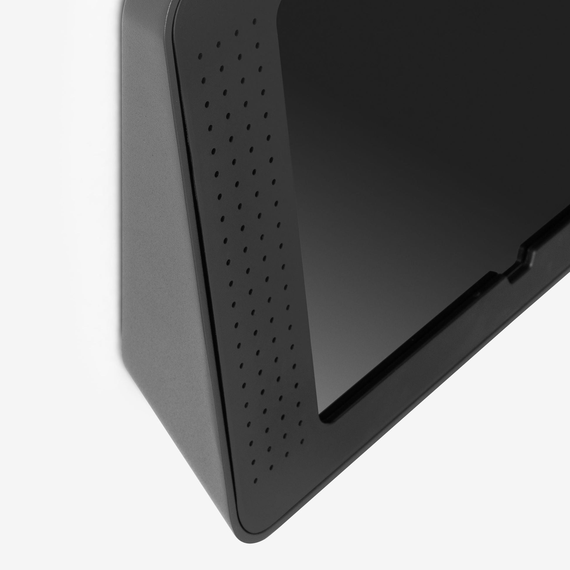 Bouncepad Link Tablet Wall Mount Black in black, detail view