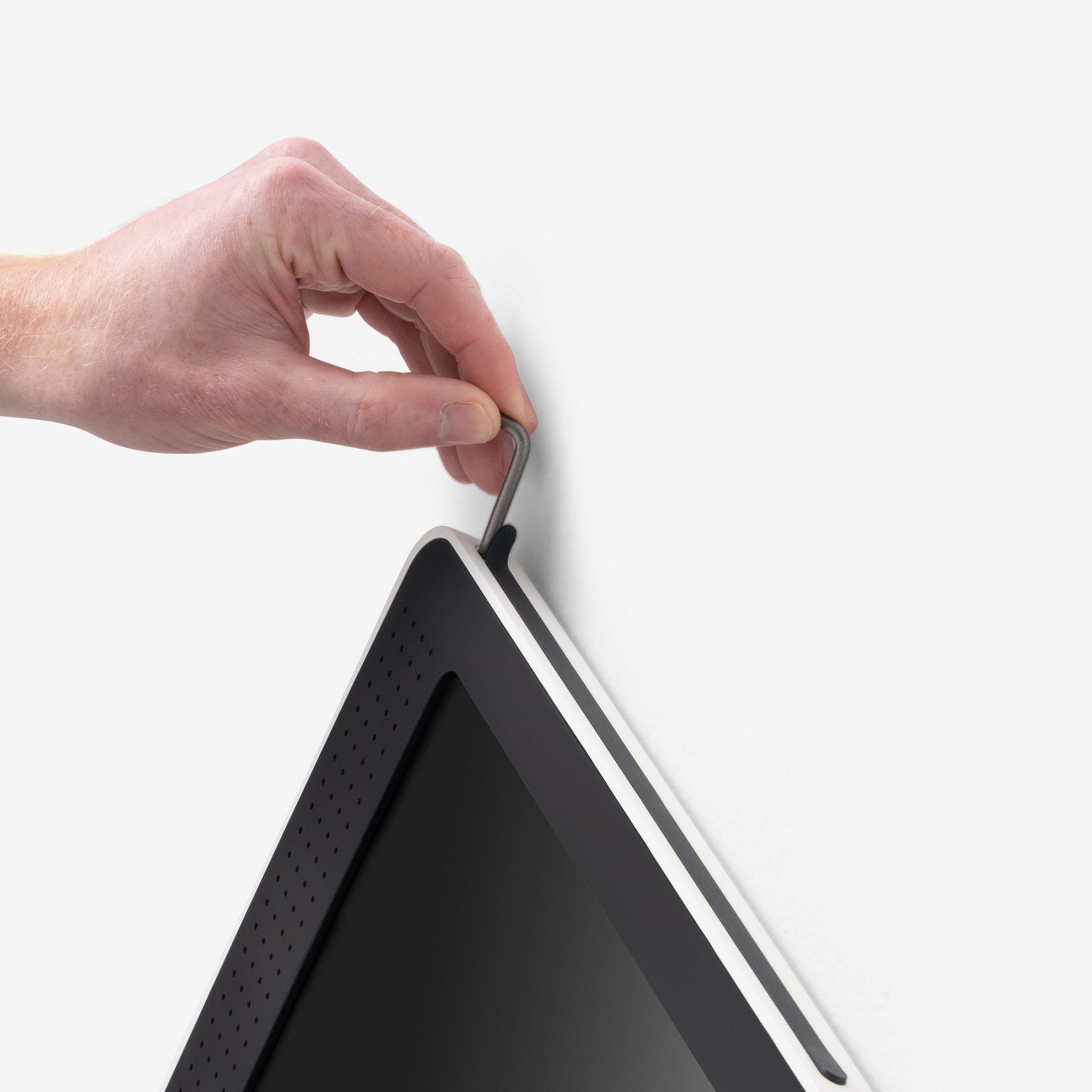 Bouncepad Link Tablet Wall Mount White in white