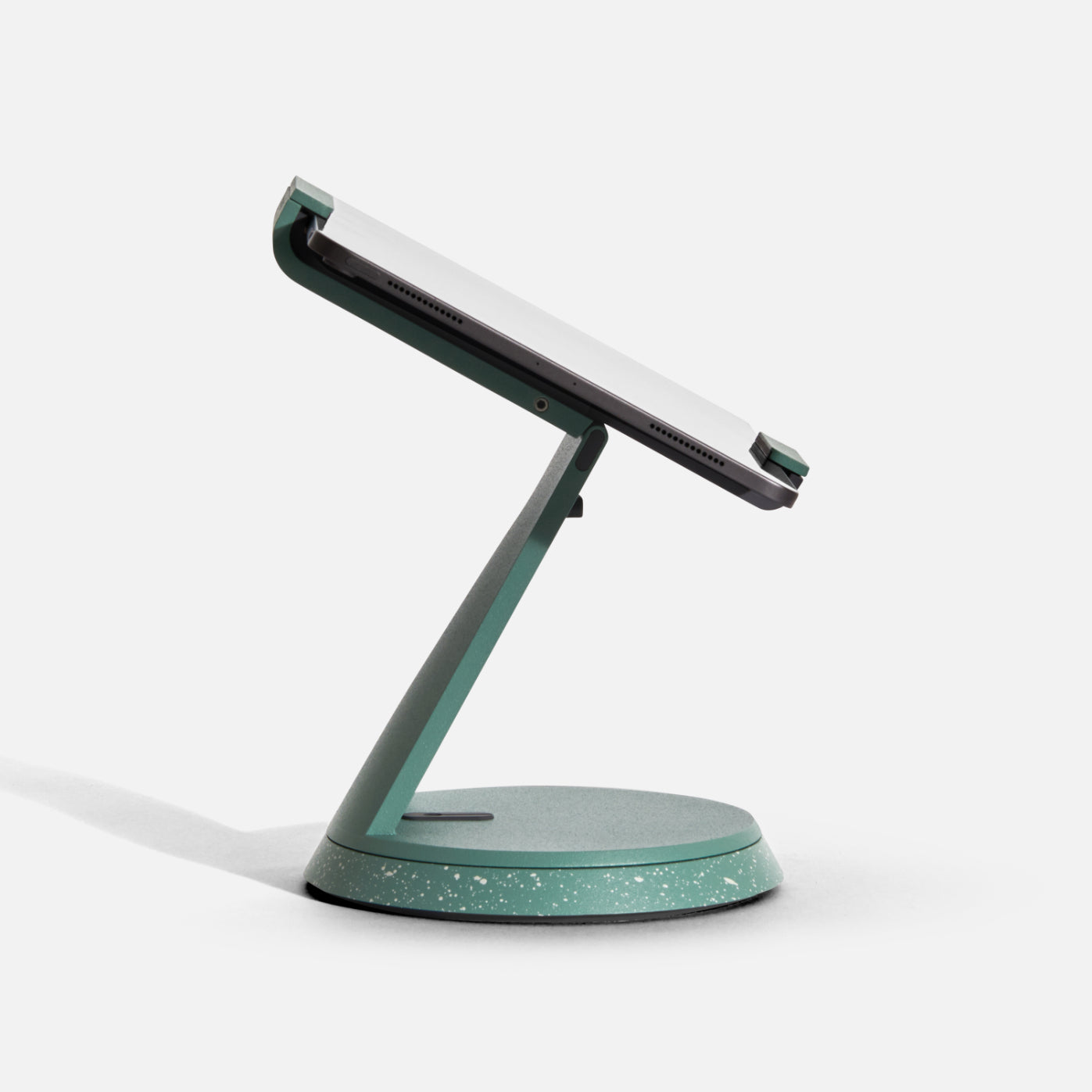 Bouncepad Eddy Universal Tablet POS Stand Green side view