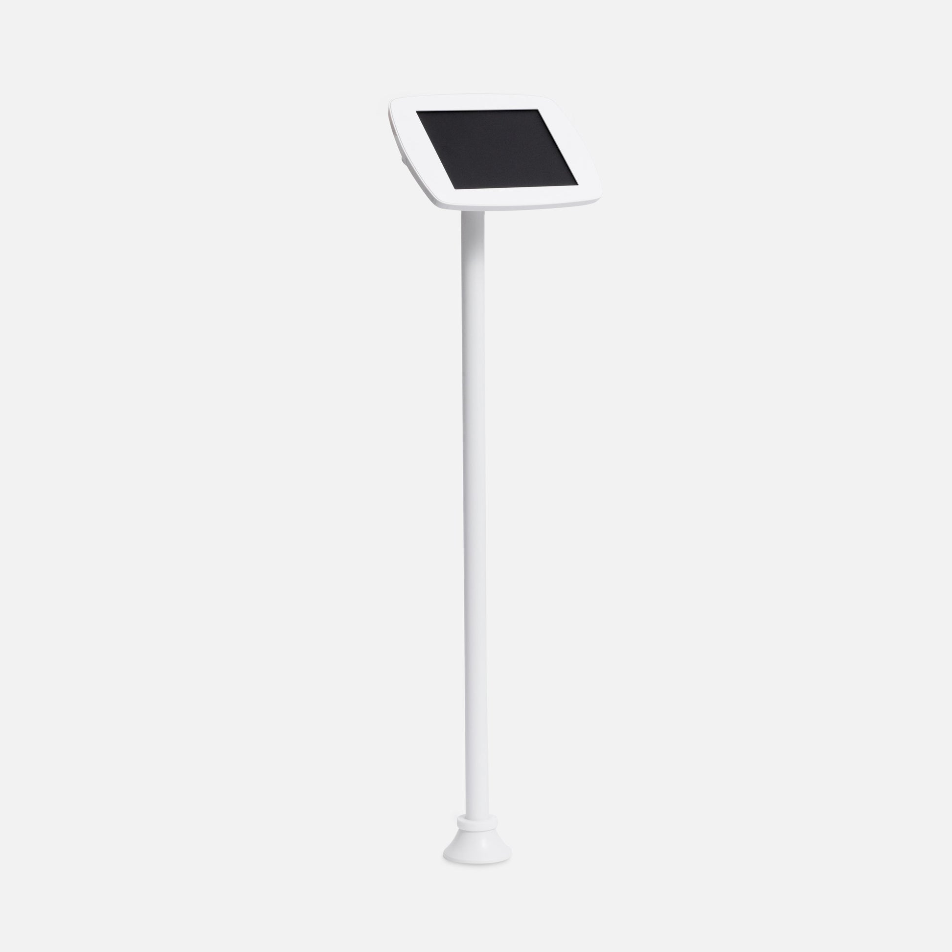 Bouncepad Original Floorstanding Slim Tablet Floor Stand in white