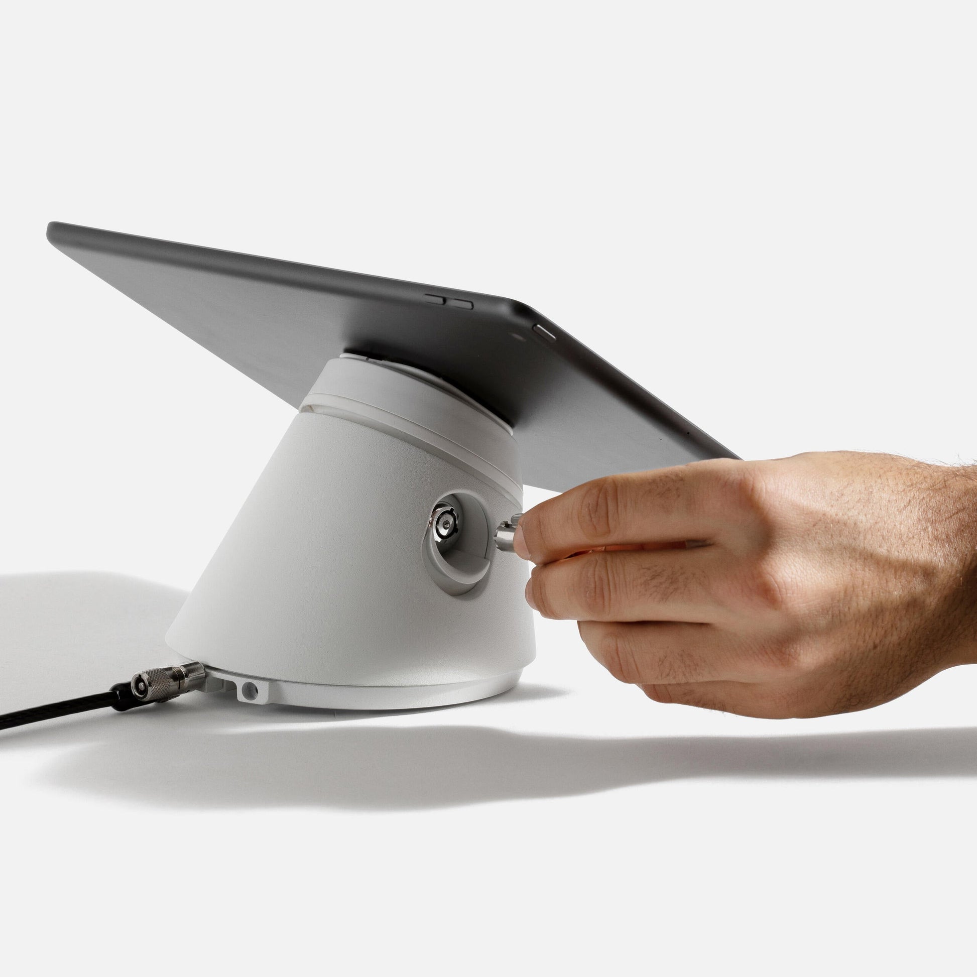 Bouncepad Click Tablet Desk Mount White
