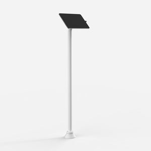 Bouncepad Core Floorstanding Slim Tablet Floor Stand in white