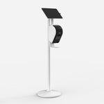 Bouncepad Core Floorstanding + Brother ® Printer Mount Tablet Floor Stand in white