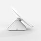 Bouncepad Original Flip Tablet Desk Mount in white, side view
