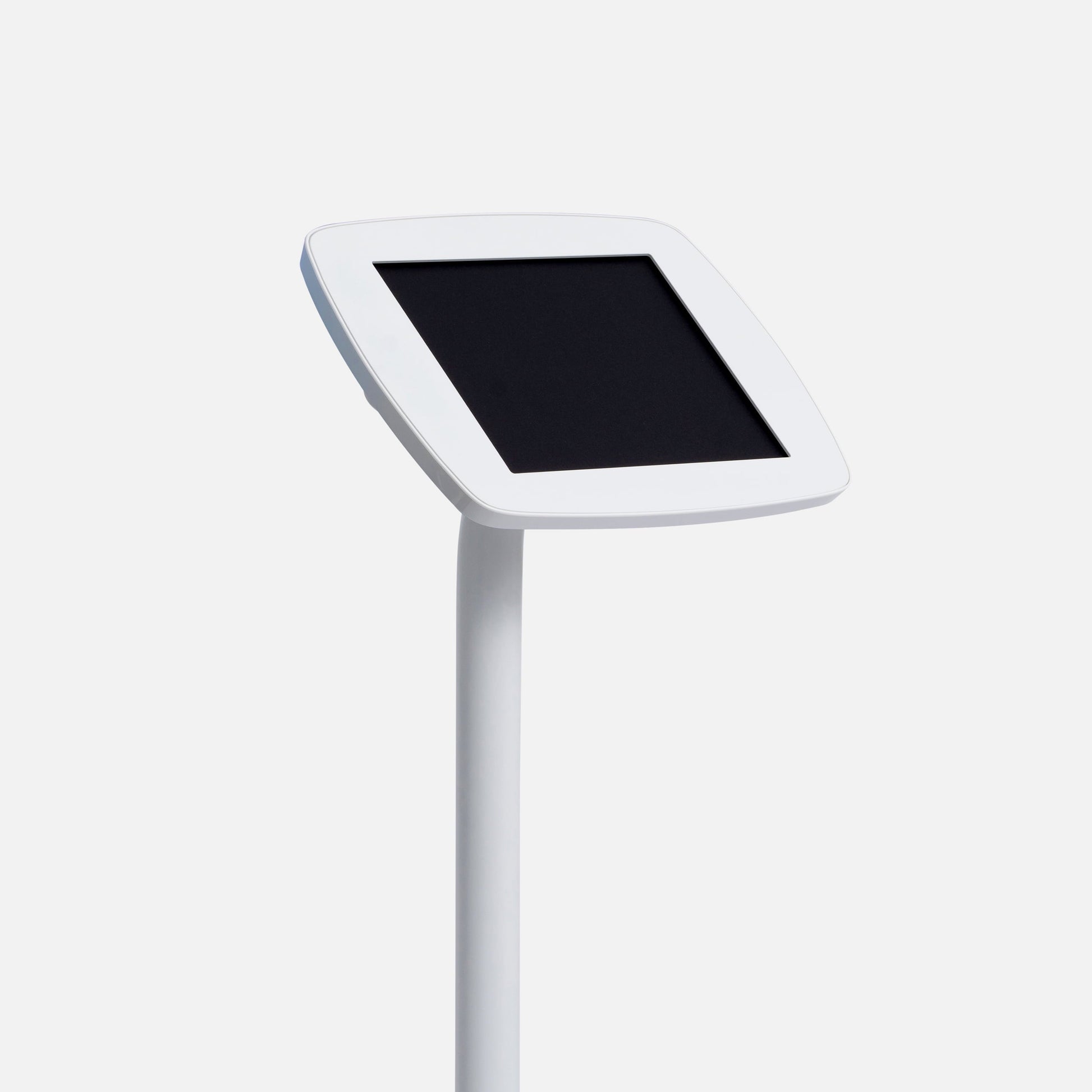 Bouncepad Original Floorstanding Slim Tablet Floor Stand in white