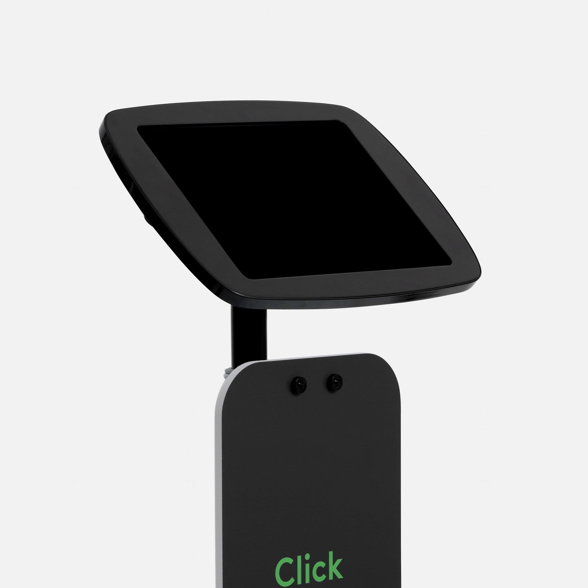 Bouncepad Original Floorstanding + Front Board Tablet Floor Stand in black