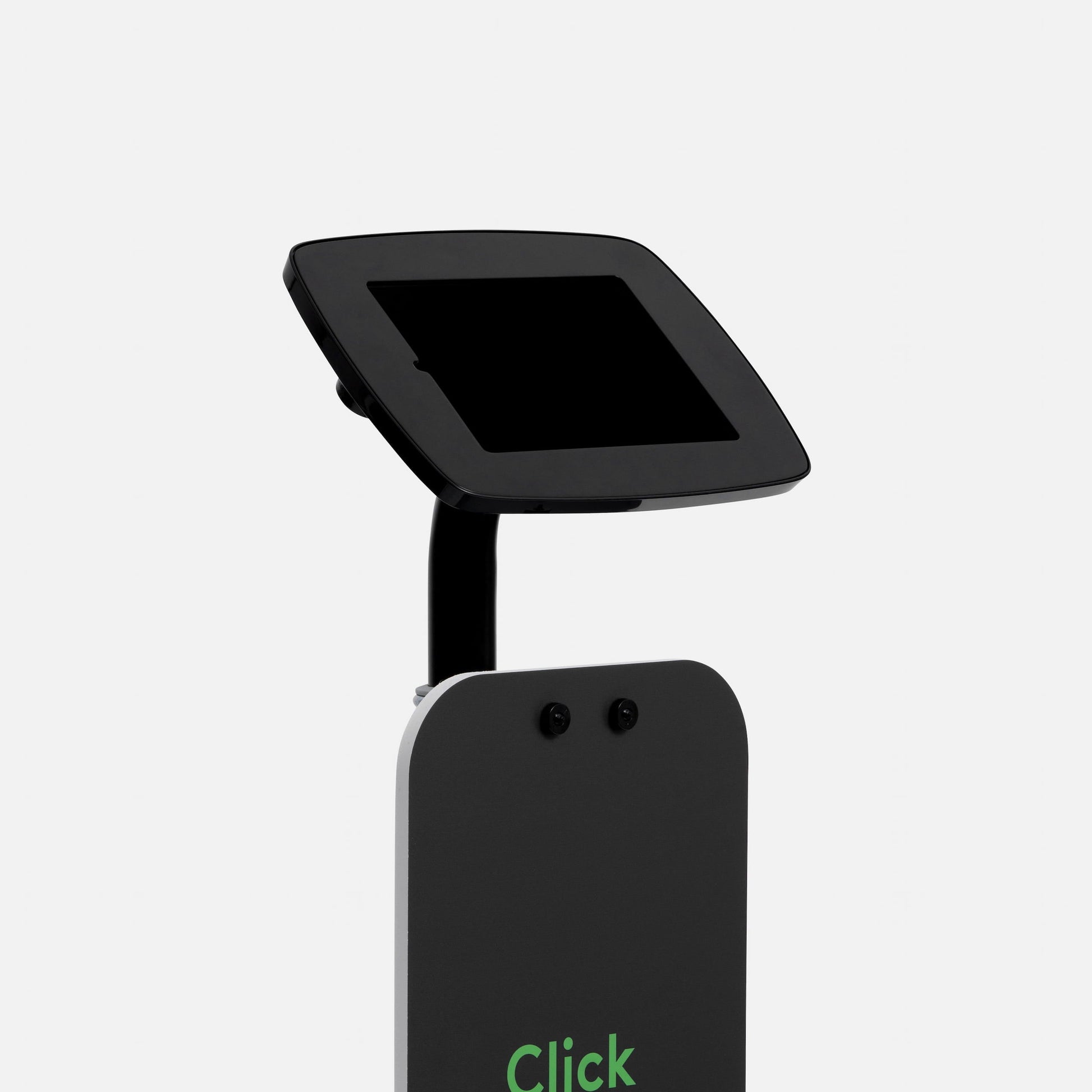 Bouncepad Original Floorstanding + Front Board Tablet Floor Stand in black