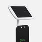 Bouncepad Original Floorstanding + Front Board Tablet Floor Stand in white