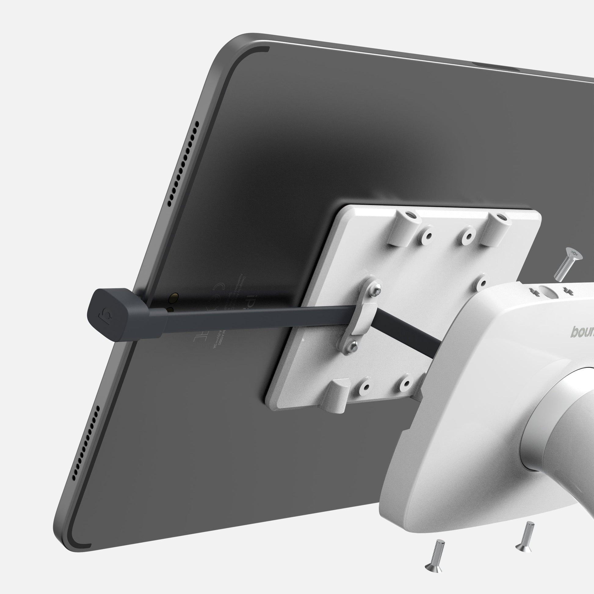 Bouncepad Core Desk Tablet Desk Mount cable management