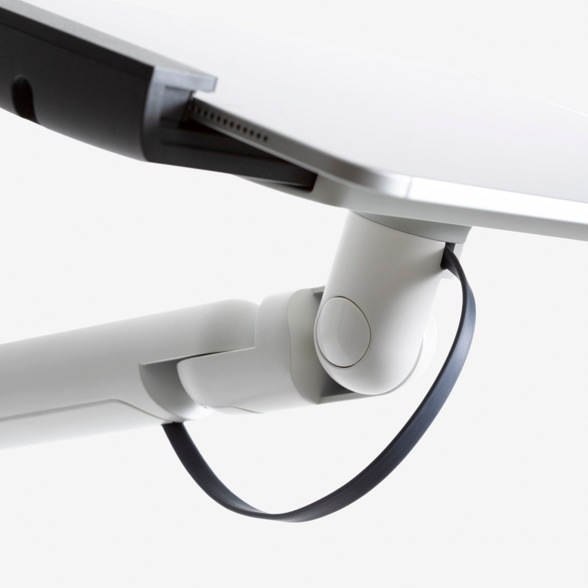 Bouncepad Clip Reach Tablet Wall Mount in white