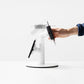 Bouncepad Clip Counter Twin Tablet Stand in white, front view, rotation feature