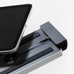 Bouncepad Clip Counter Tablet Stand in white, cable management, detail view