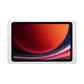 Displine Companion Wall 2.0 Wall Mount for Samsung Galaxy Tab for Samsung Galaxy TAB A9 and TAB A11, in white, front view, with tablet installed