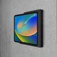 Displine Companion Wall Home iPad Wall Mount for iPad 10th generation 10.9-inch and iPad 11th generation A16 11-inch, in black, side view, on concrete wall