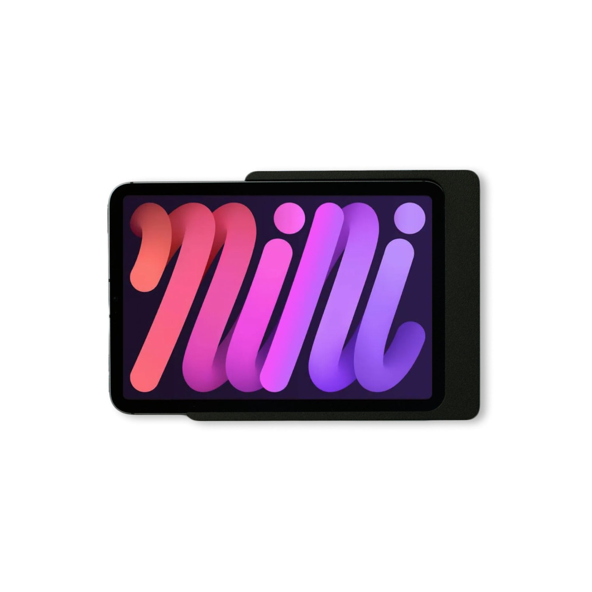 Displine Companion Wall Home iPad Wall Mount for iPad mini 8.3-inch, in black, powder-coated finish
