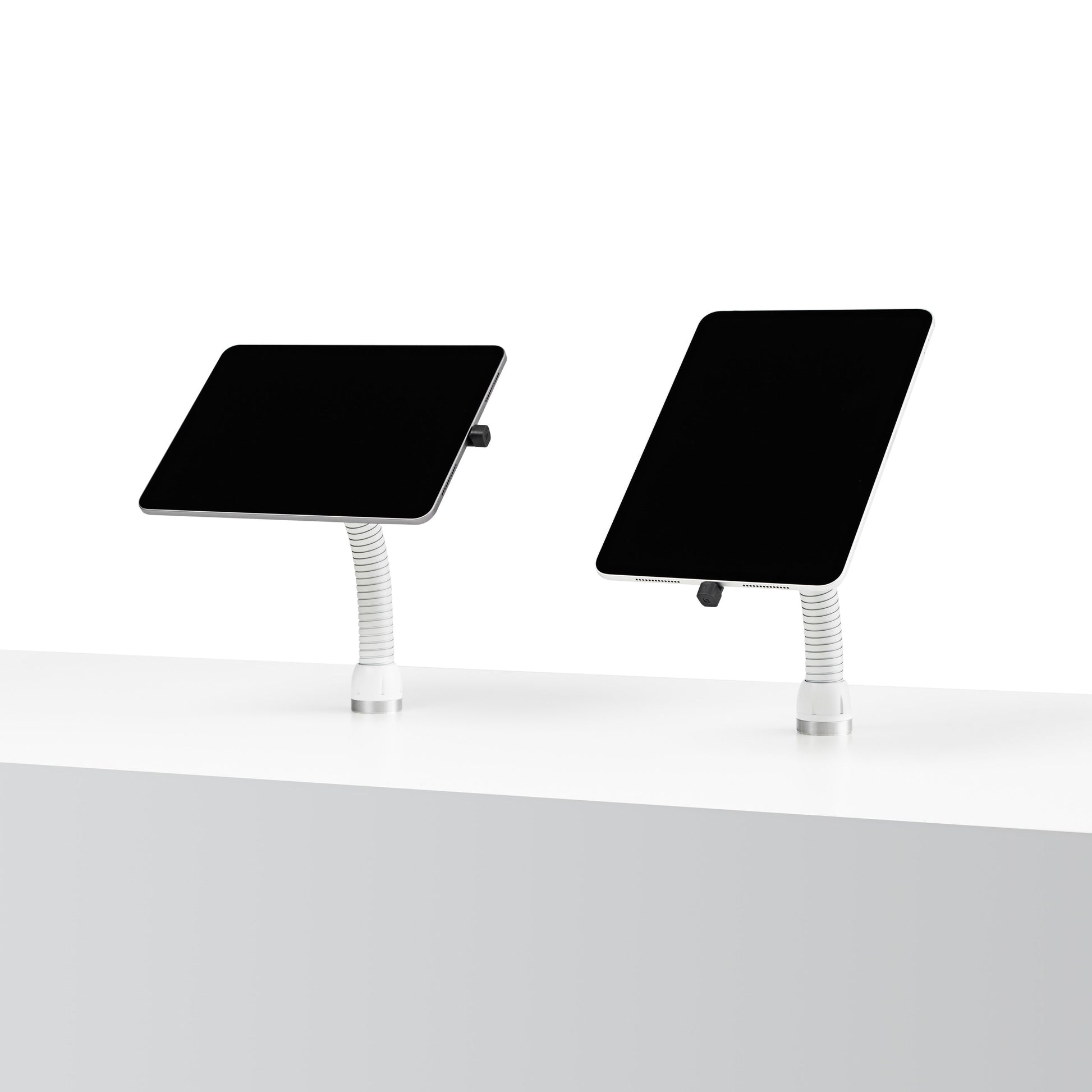 Bouncepad Core Flex Tablet Desk Mount in white