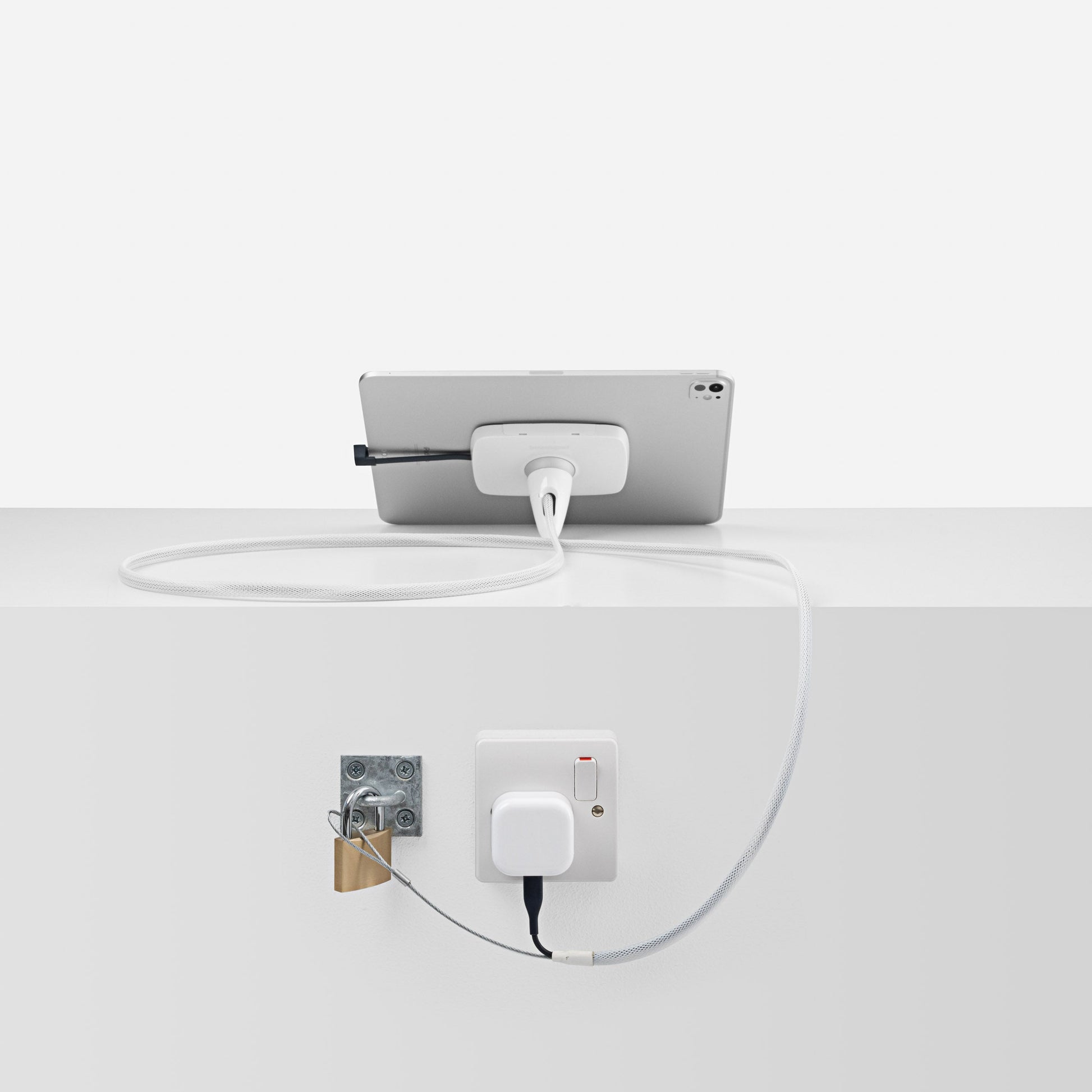 Bouncepad Core Lounge Tablet Stand in white
