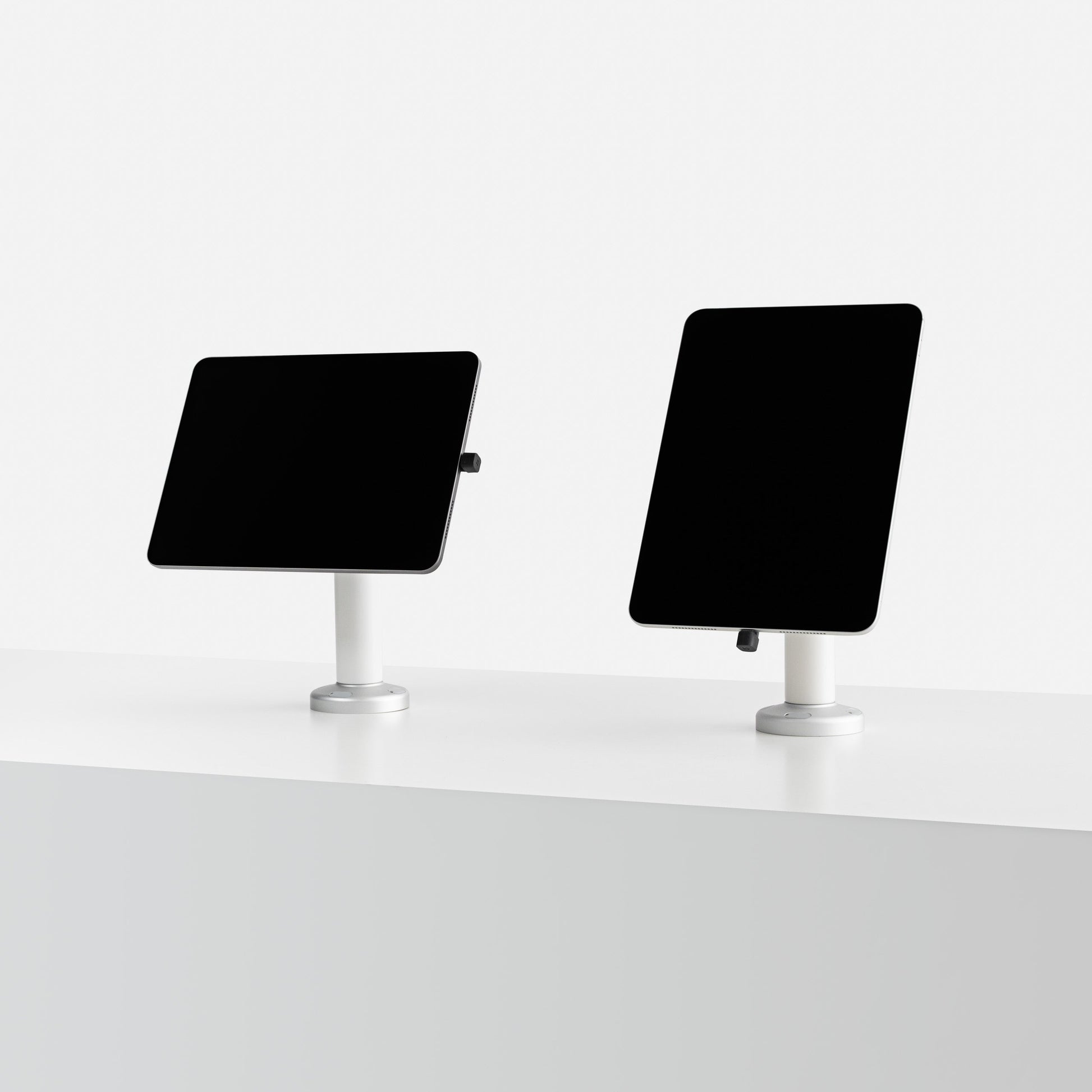 Bouncepad Core Swivel 60 Tablet Desk Mount in white