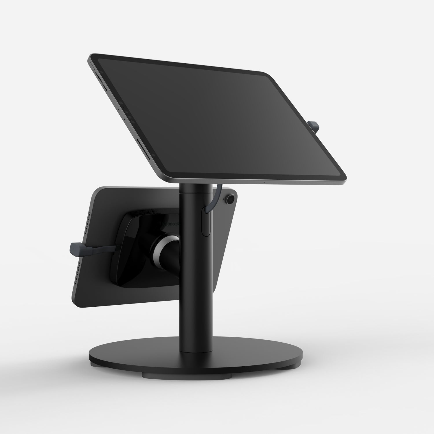 Bouncepad Core Counter Twin Tablet Stand in black
