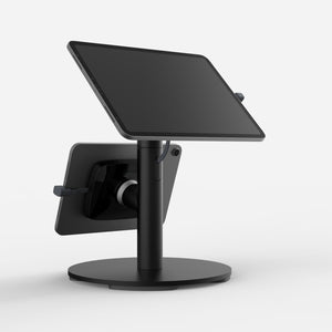 Bouncepad Core Counter Twin Tablet Stand in black