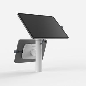 Bouncepad Core Twin Tablet Desk Mount in white