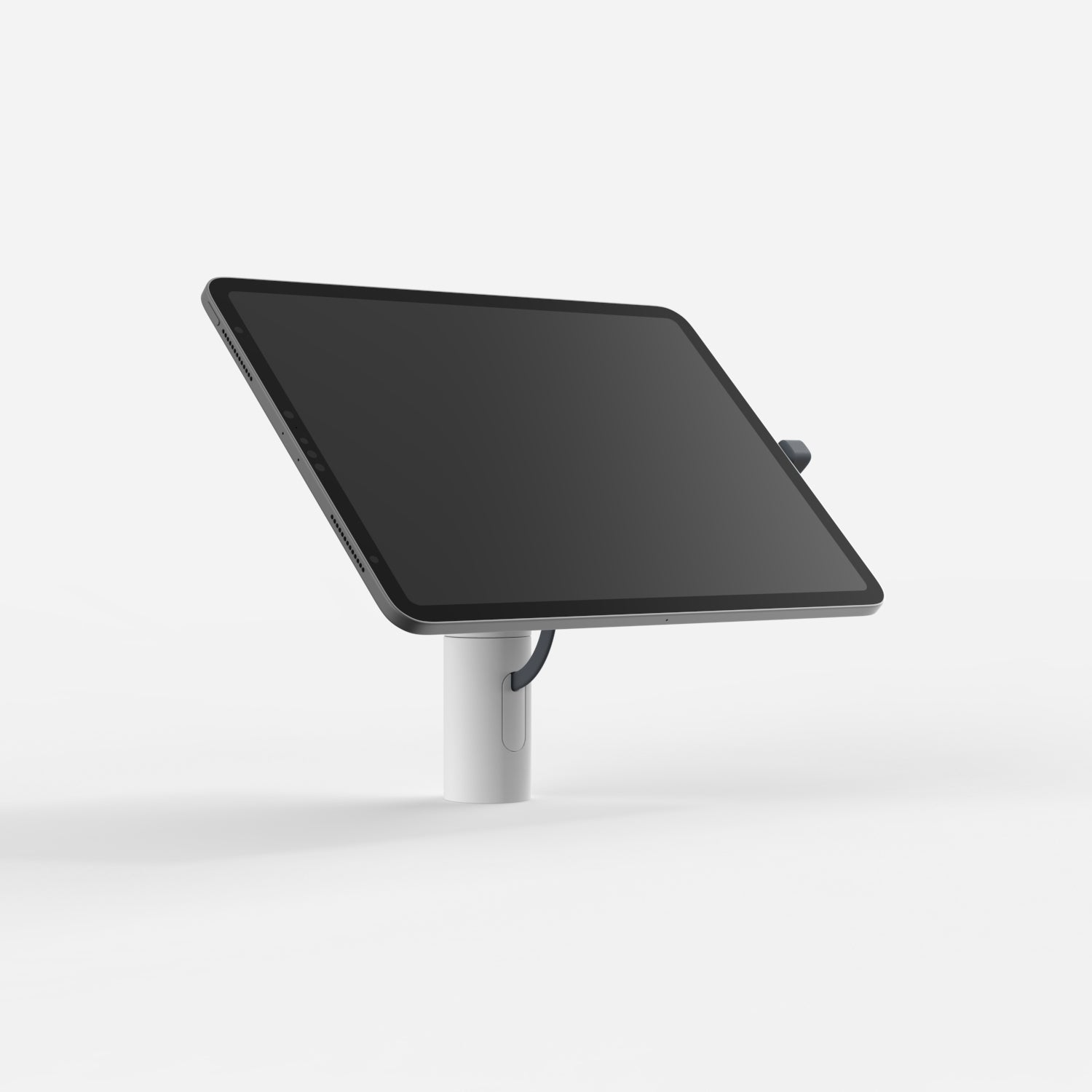 Bouncepad Core Twist-Mini Tablet Desk Mount in white