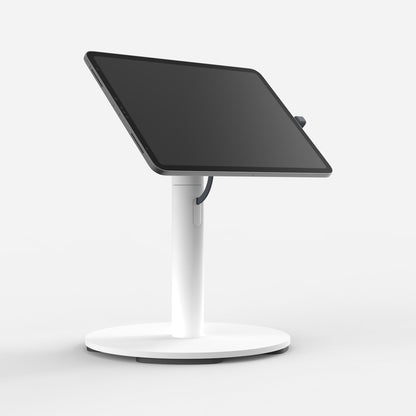 Bouncepad Core Counter Twist Tablet Stand in white