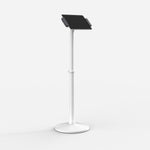 Bouncepad Clip Elevate Tablet Floor Stand in white