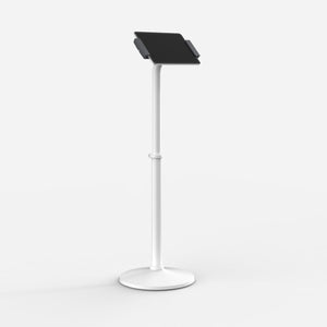 Bouncepad Clip Elevate Tablet Floor Stand in white