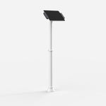 Bouncepad Clip Elevate Slim Tablet Floor Stand in white