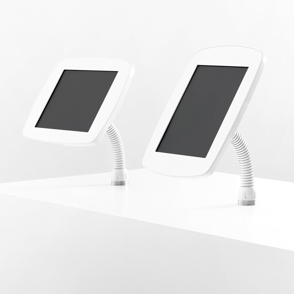 Bouncepad Original Flex Tablet Desk Mount portrait and landscape orientation