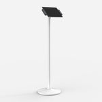 Bouncepad Clip Floorstanding Tablet Floor Stand in white