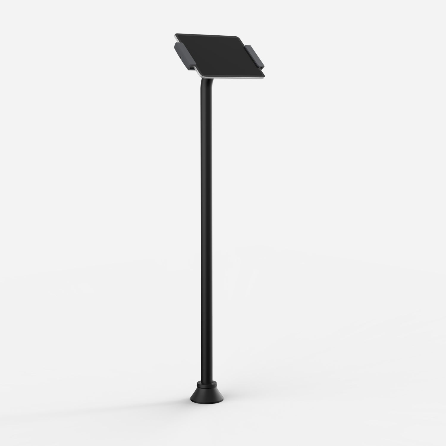 Bouncepad Clip Floorstanding Slim Tablet Floor Stand in black