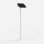 Bouncepad Clip Floorstanding Slim Tablet Floor Stand in white