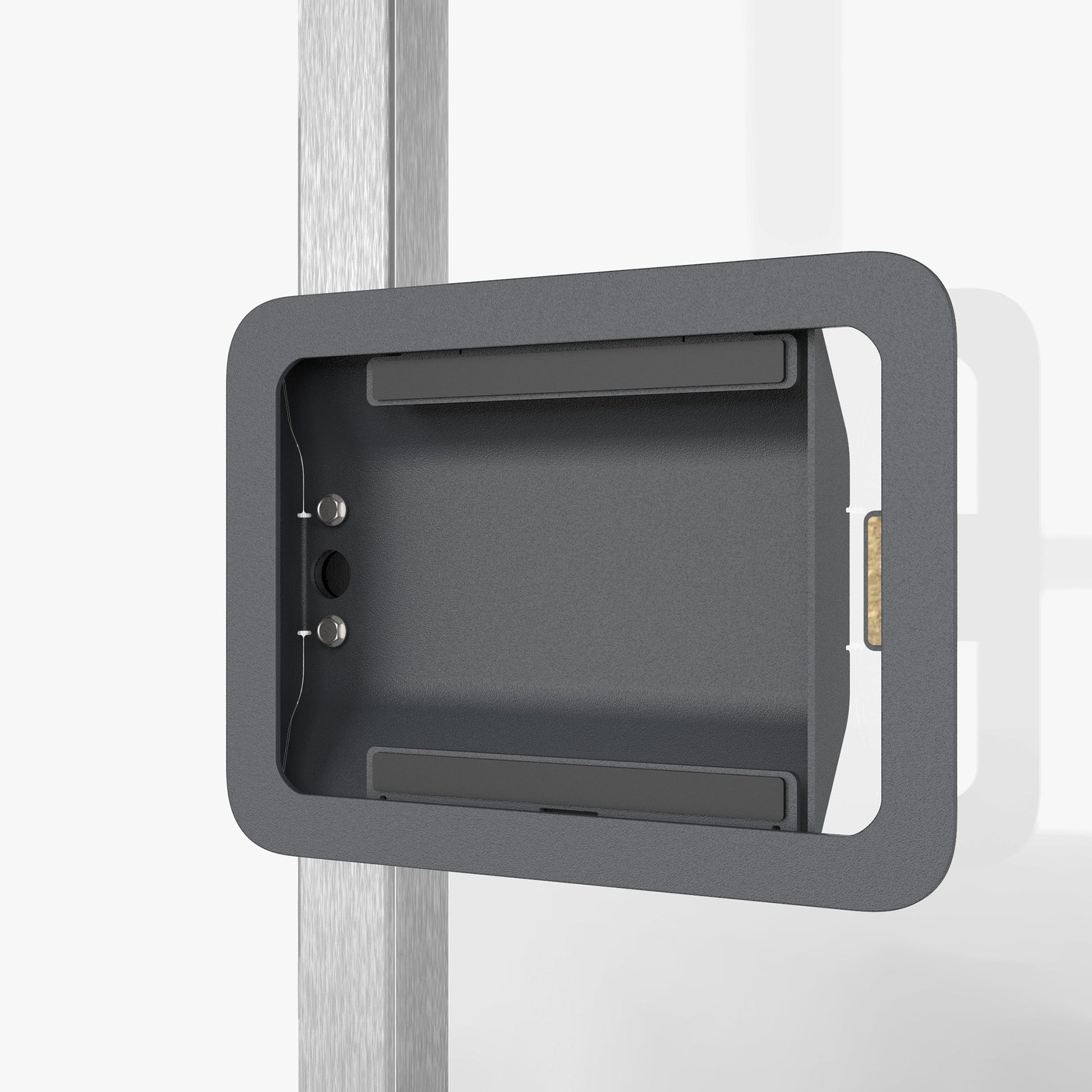 Room Scheduler Front Mount for iPad Mini side view