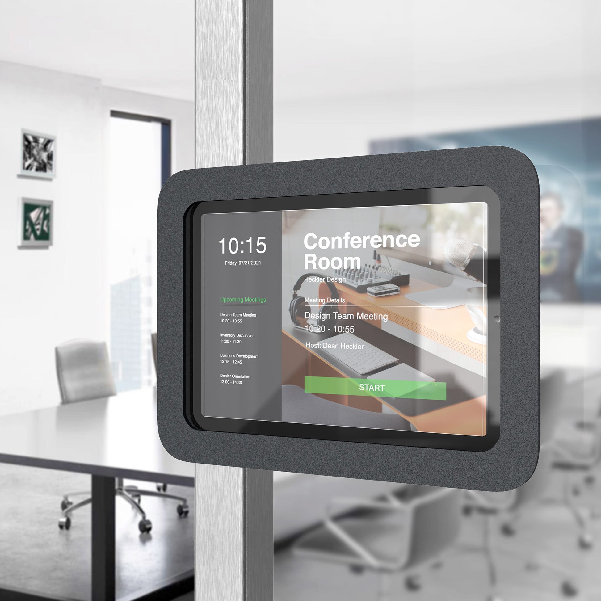 Room Scheduler Front Mount for iPad Mini