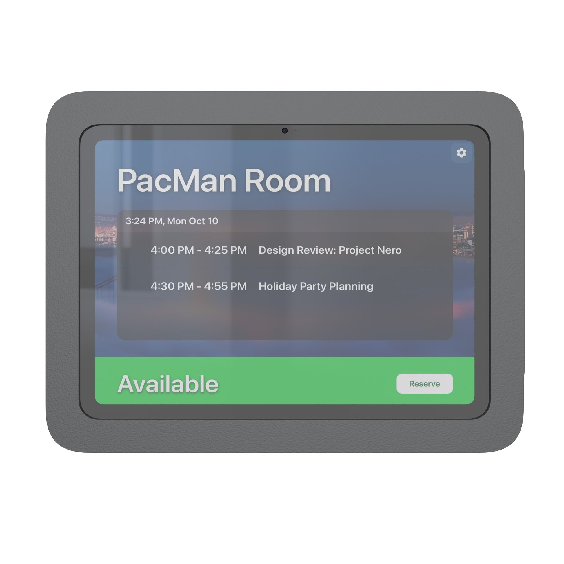 Room Scheduler Side Mount for iPad