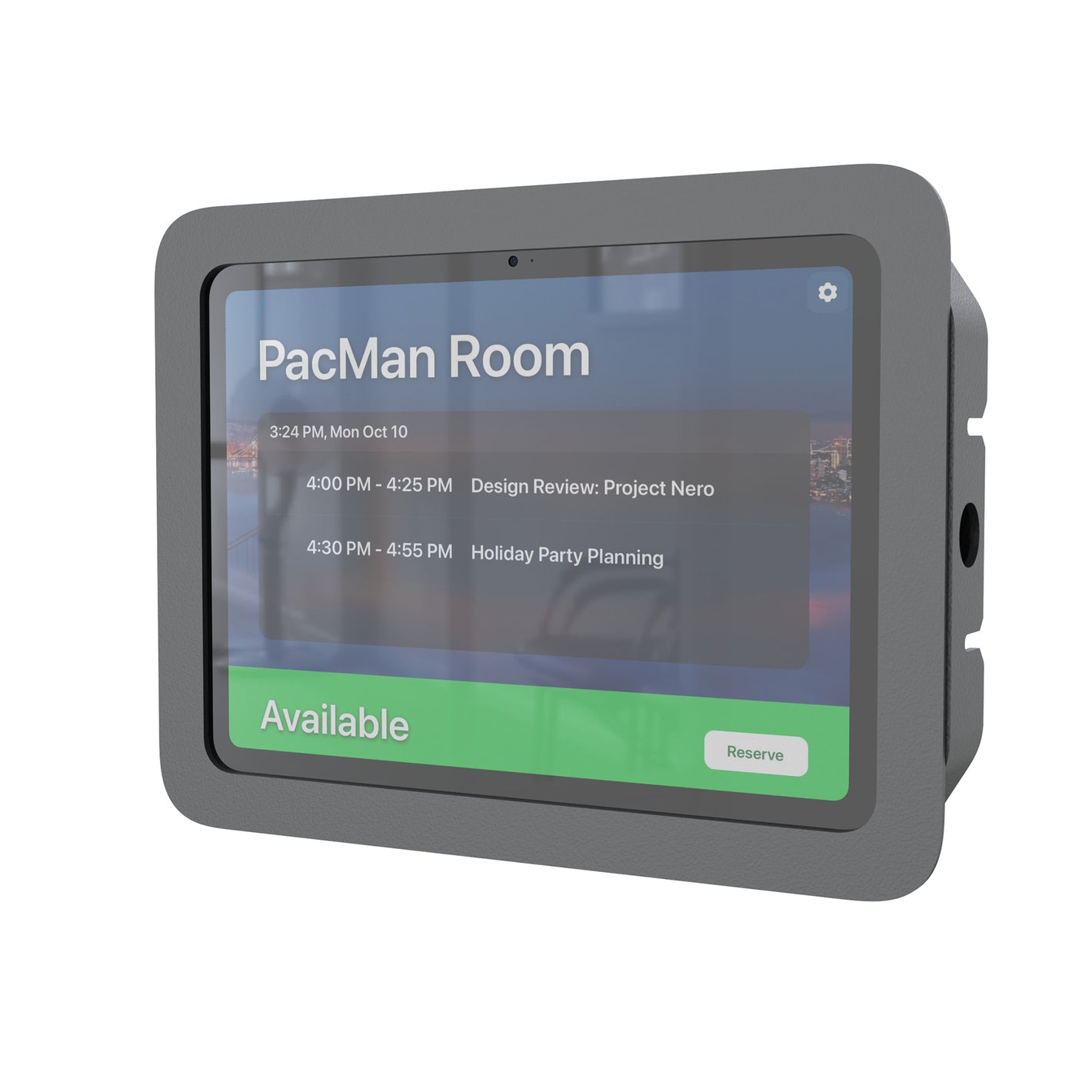 Room Scheduler Side Mount for iPad