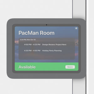 Room Scheduler Front Mount for iPad
