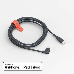 Bouncepad Lightning to USB-C Right Angle Cable