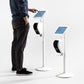 Bouncepad Original Elevate + Brother Printer Mount Tablet Floor Stand in white