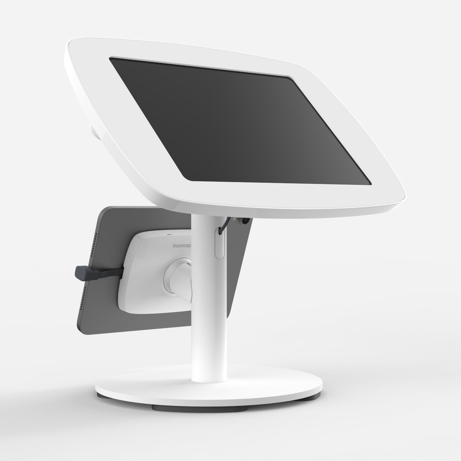 Bouncepad Original Counter Twin Tablet Stand in white