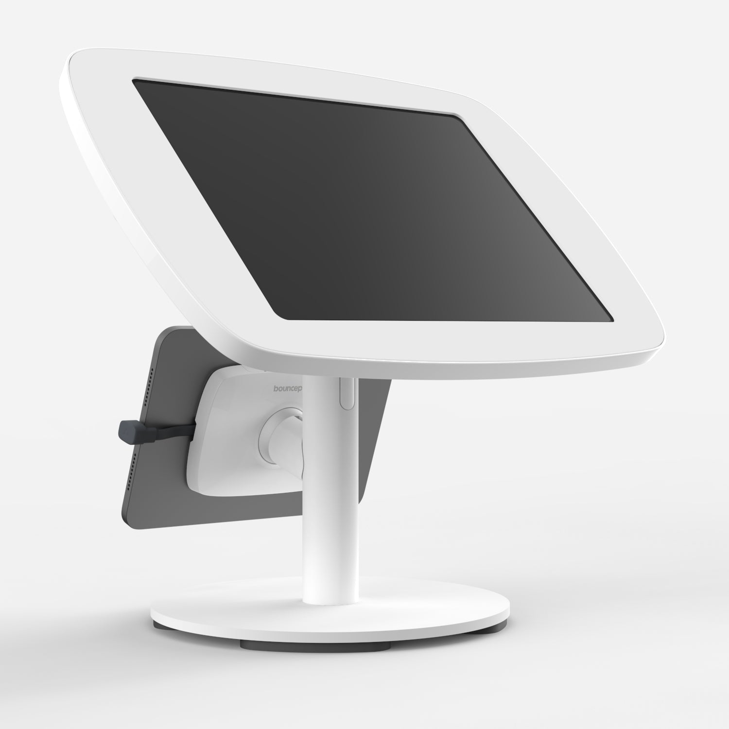 Bouncepad Original Counter Twin Tablet Stand in white