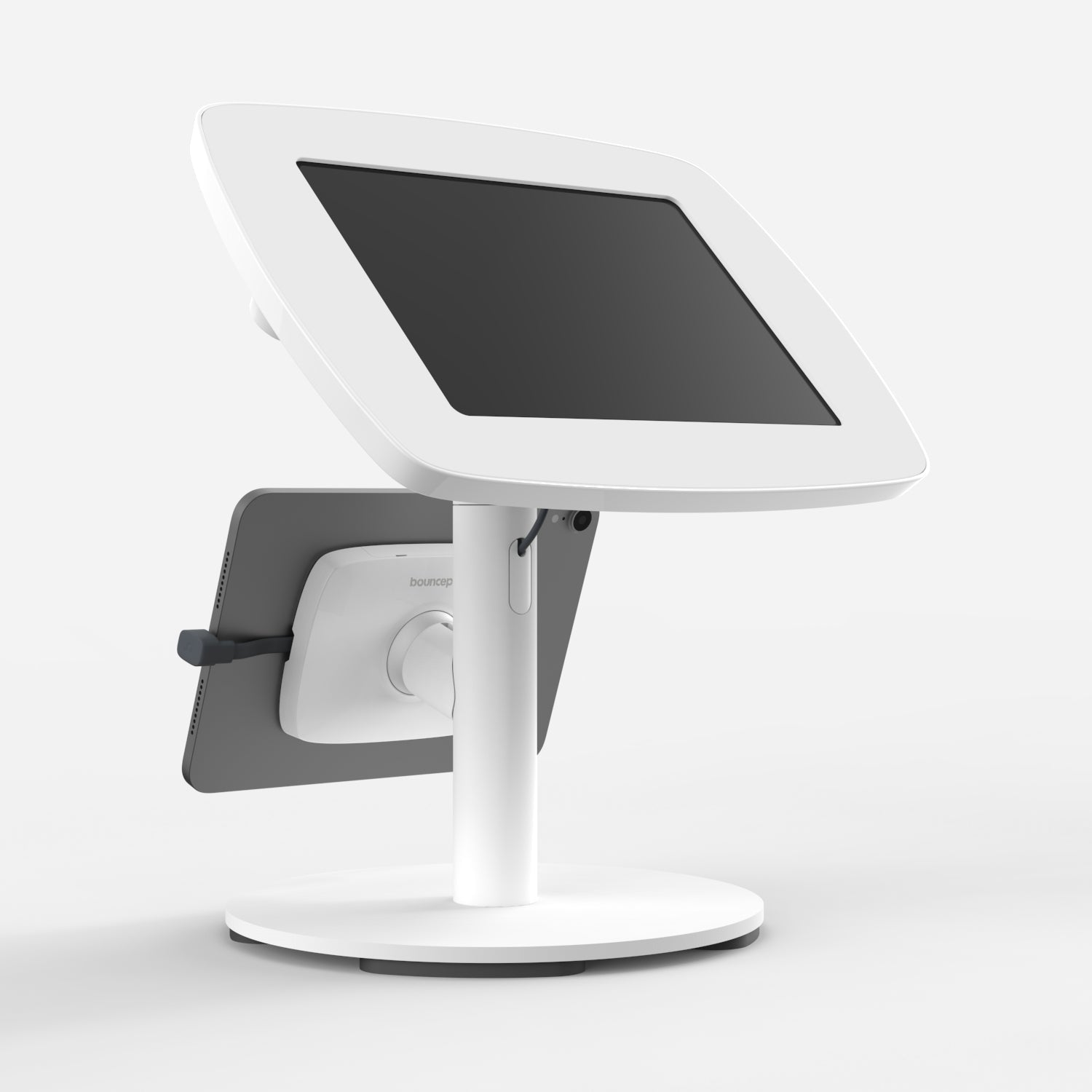 Bouncepad Original Counter Twin Tablet Stand in white