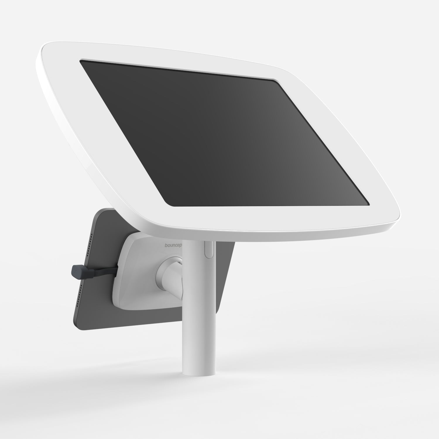 Bouncepad Original Twin Tablet Desk Mount in white