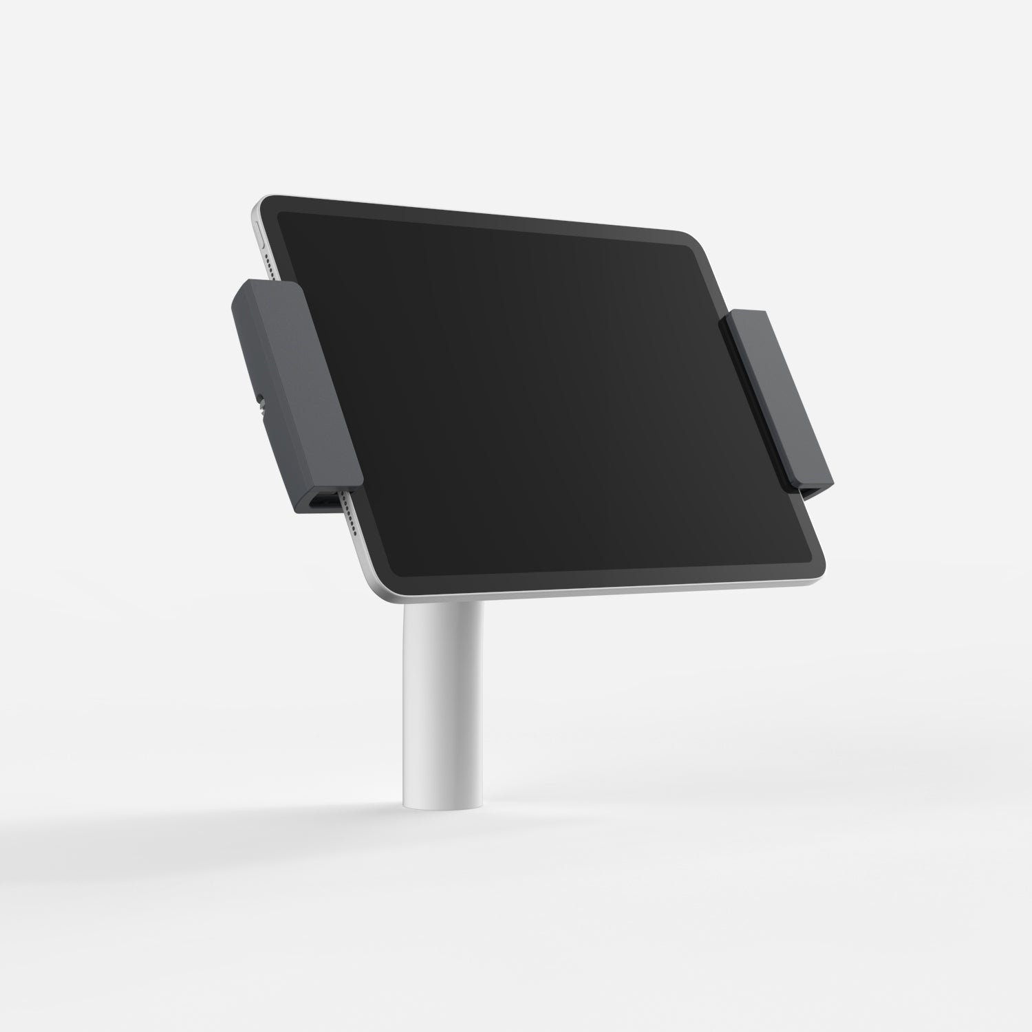 Bouncepad Clip Static 60 Tablet Desk Mount in white
