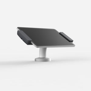 Bouncepad Clip Swivel Desk Tablet Desk Mount in white