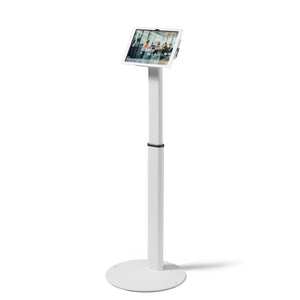 Tabdoq Lite Tablet Floor Stand Compatible with Apple iPads for iPad 10th generation 10.9-inch and iPad 11th generation A16 11-inch, in white, front view